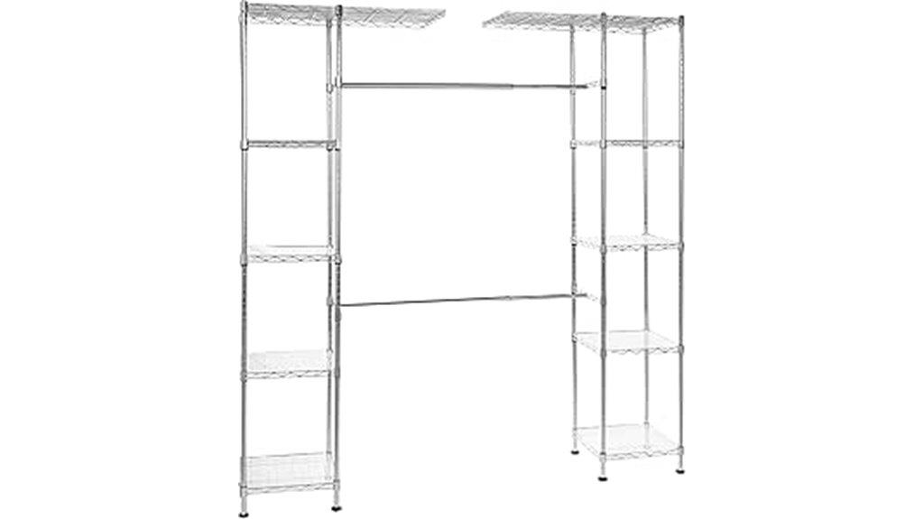 expandable metal storage rack
