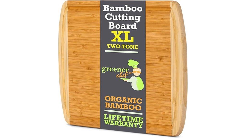 extra large bamboo cutting board