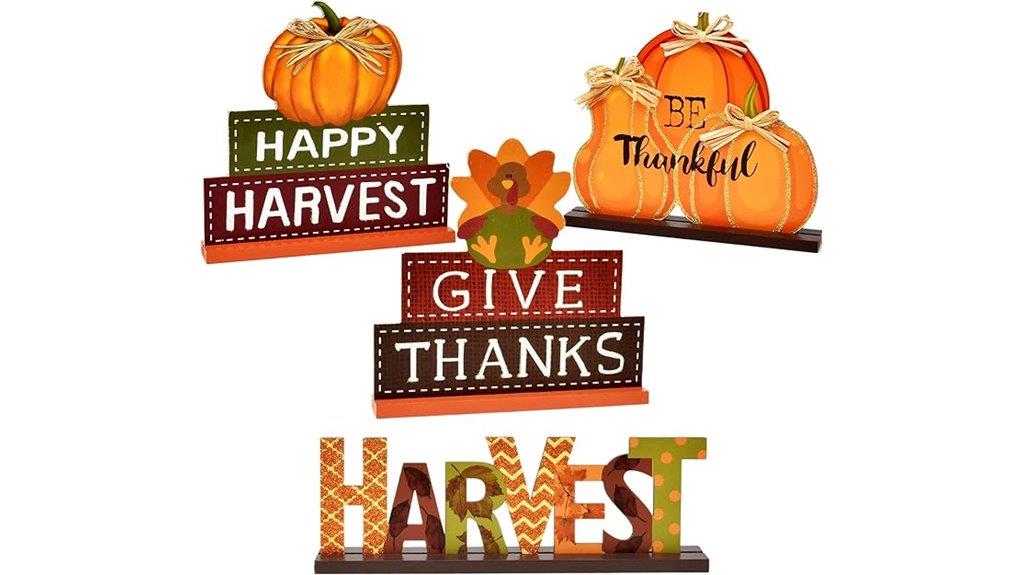 fall pumpkin centerpiece set