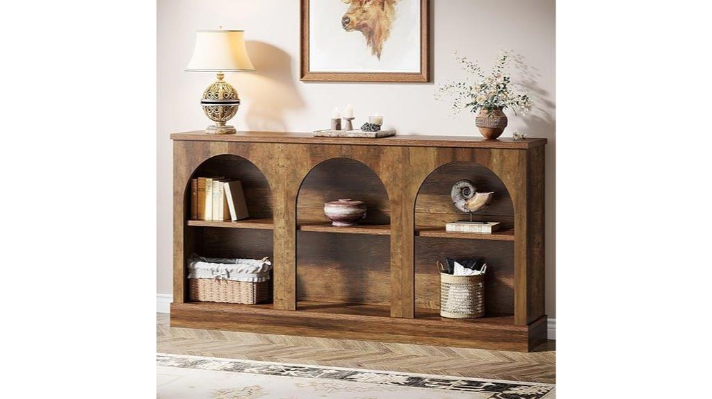 farmhouse 3 tier console
