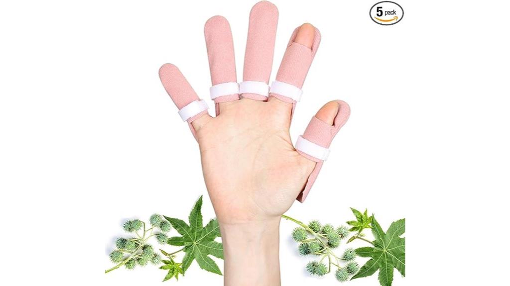 fingers castor oil pack