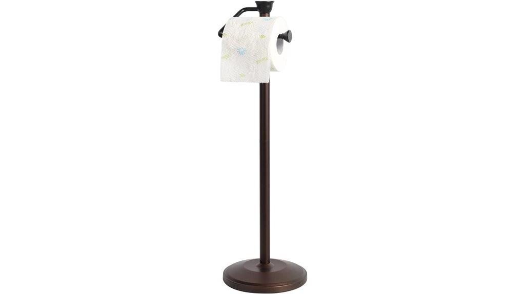 freestanding toilet paper holder