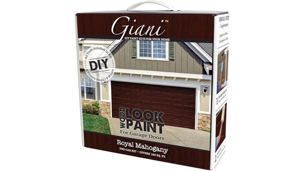 garage door wood finish