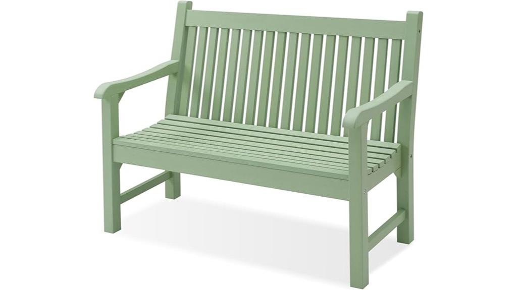 garden bench for two