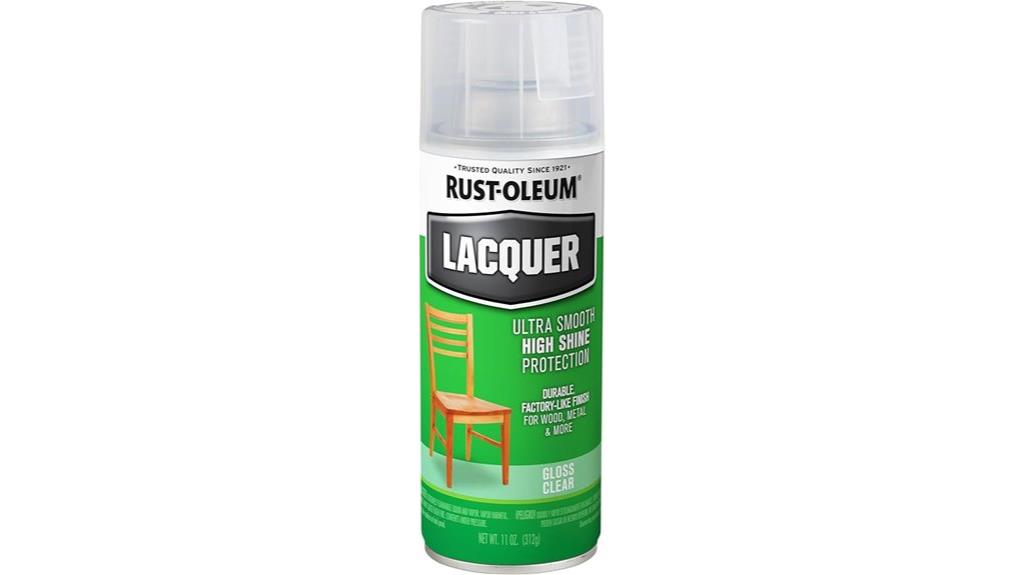 gloss clear lacquer spray