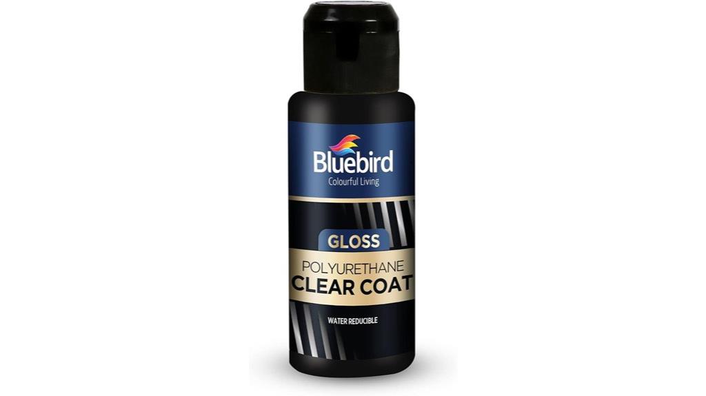 glossy bluebird polyurethane coating