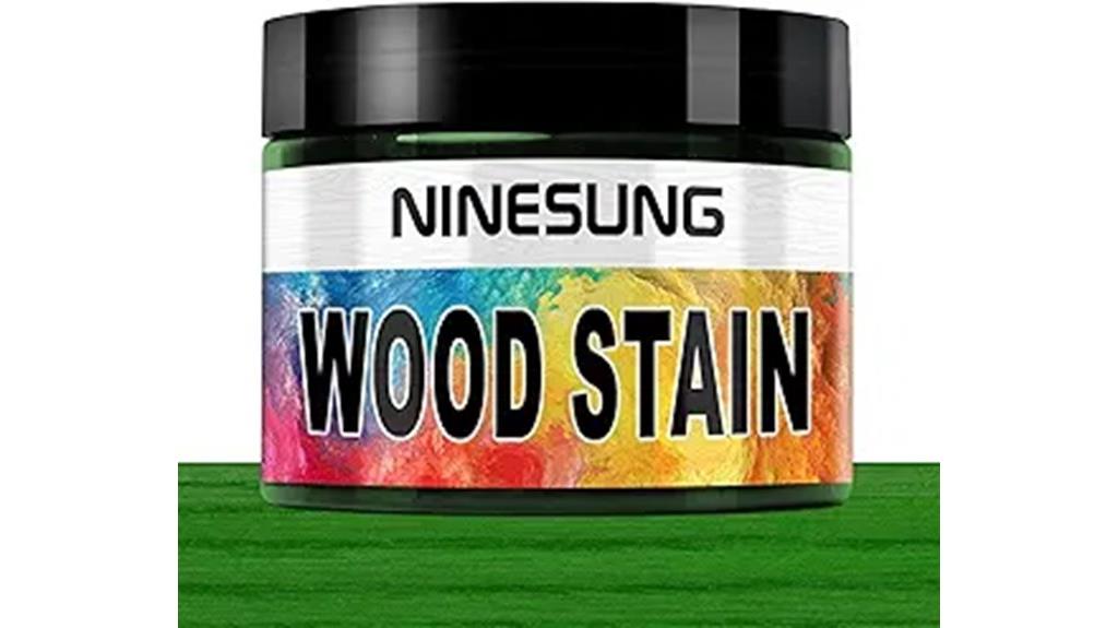 green wood dye powder