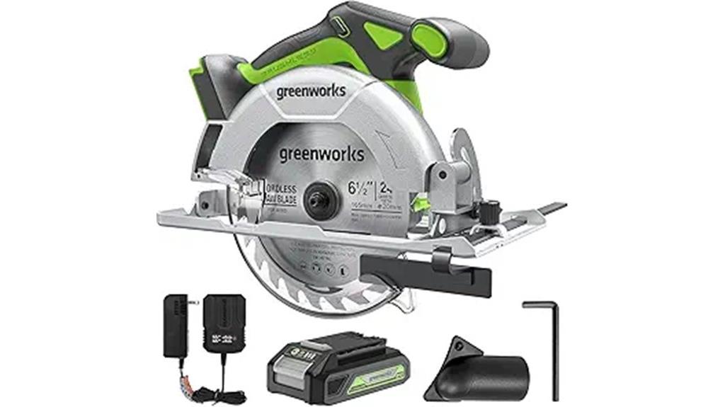 greenworks 24v circular saw