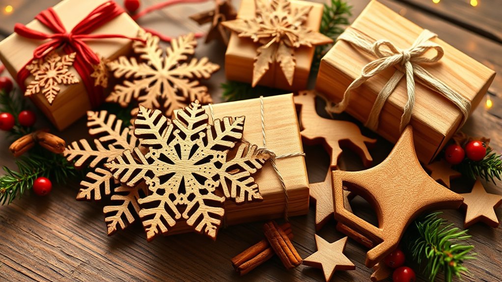 handcrafted wooden holiday gifts