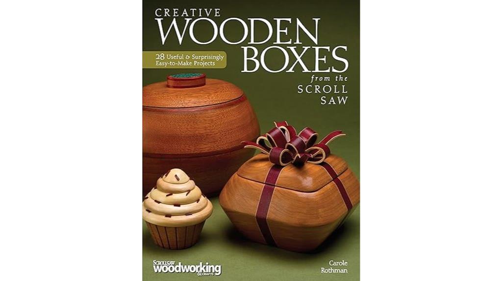 handcrafted wooden scroll boxes