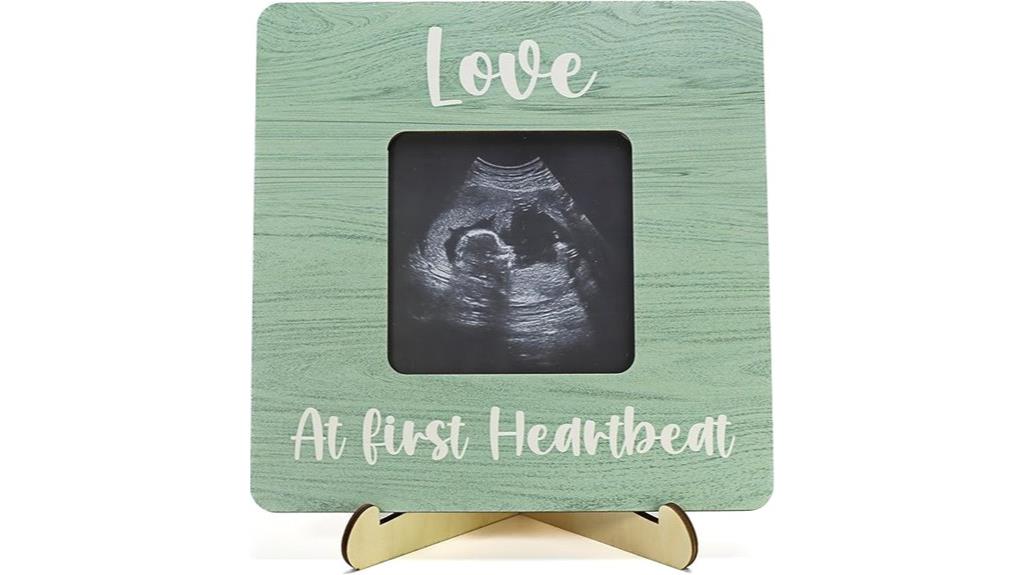 heartbeat ultrasound baby sign