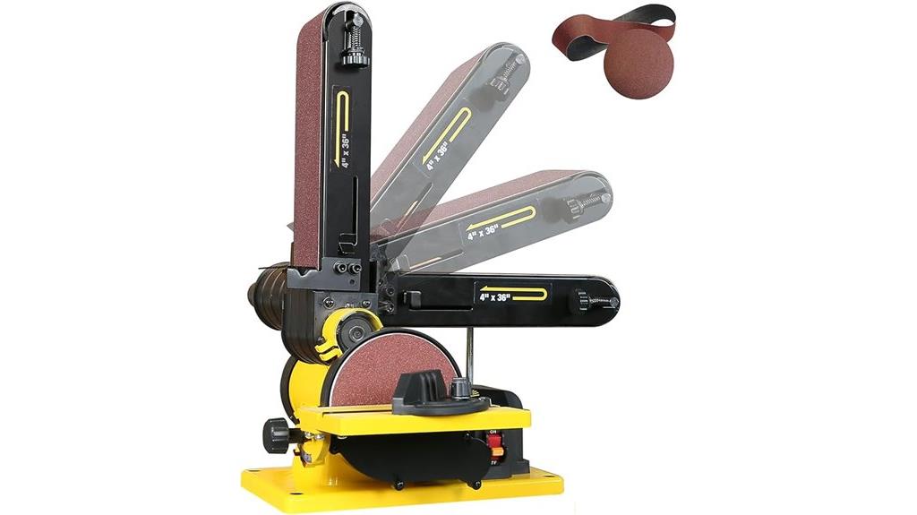 heavy duty belt sander package
