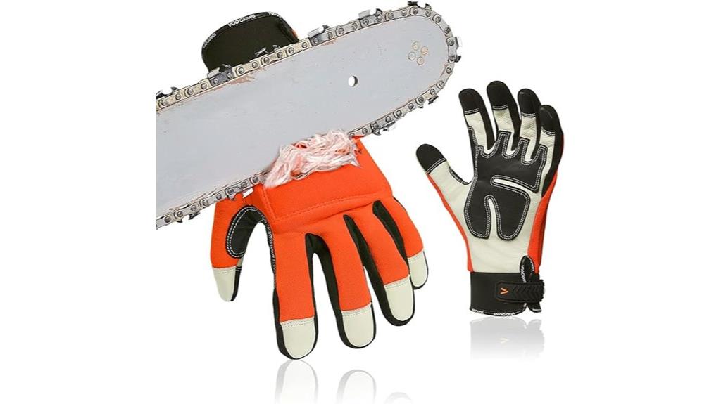heavy duty saw protection gloves