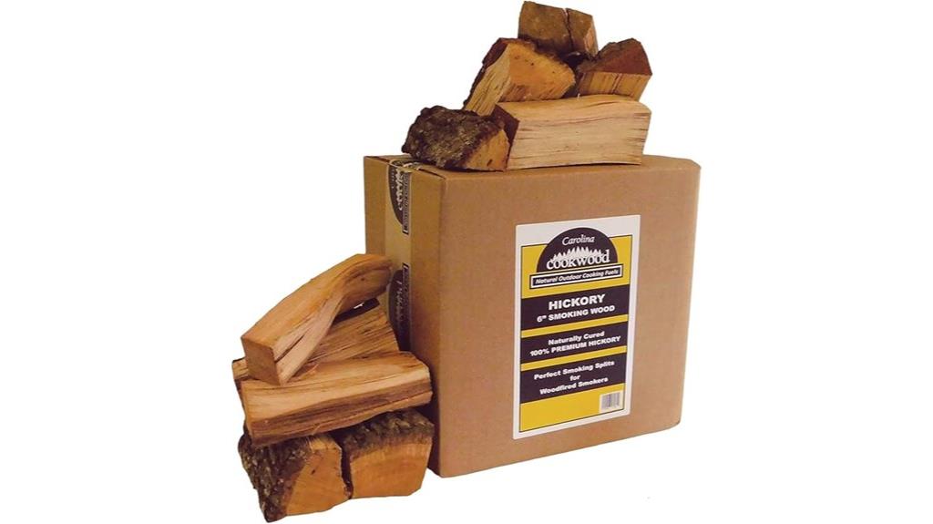 hickory wood logs for smoking