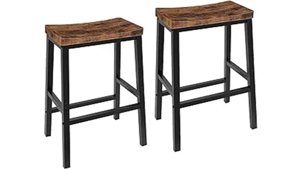 industrial style bar stools