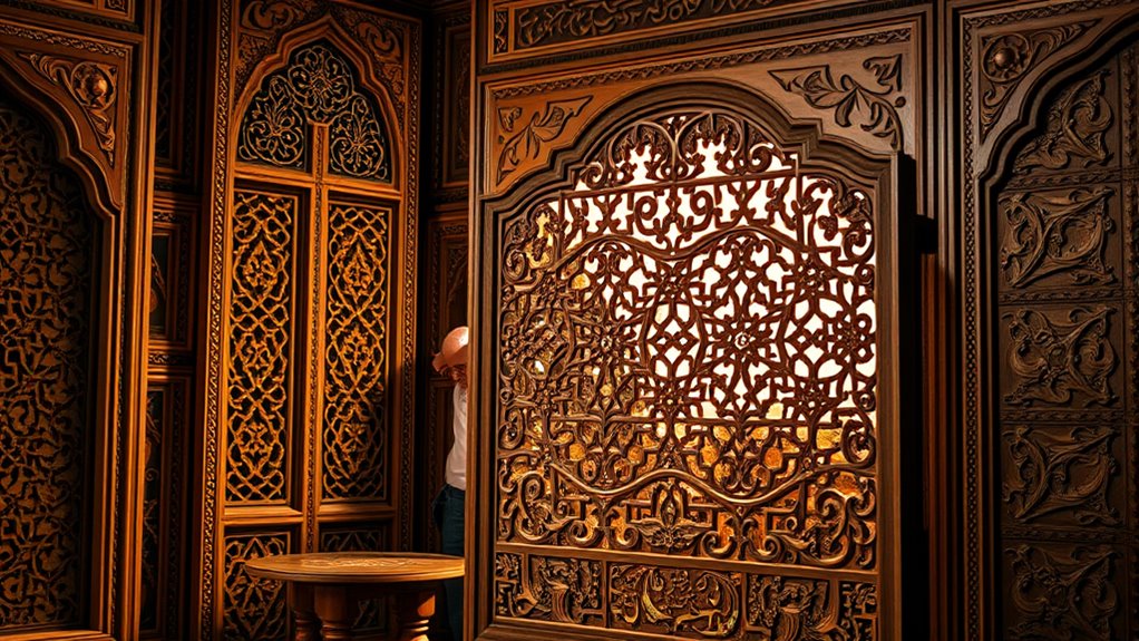 intricate middle eastern woodworking
