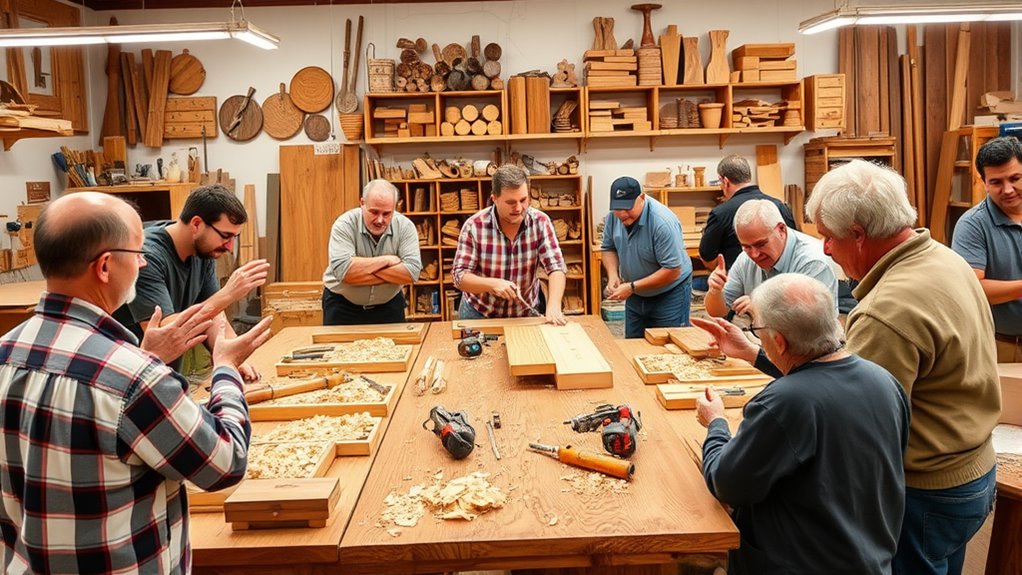 join local woodworking groups