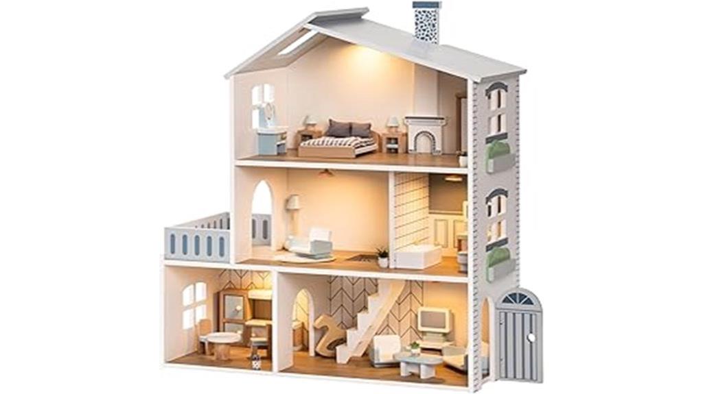 kids dollhouse with accessories