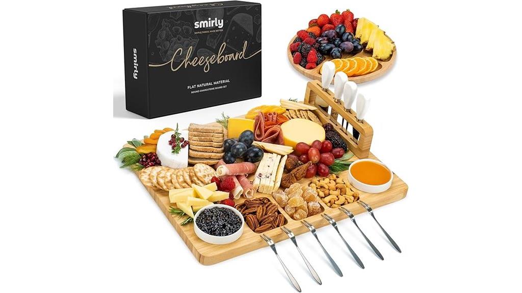 large bamboo cheese board
