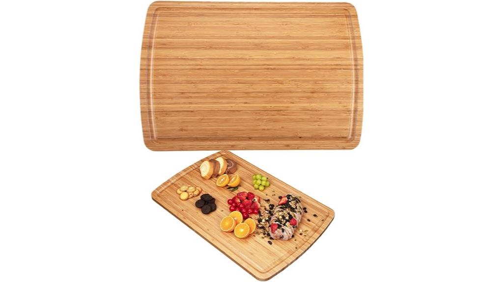 large bamboo kitchen board