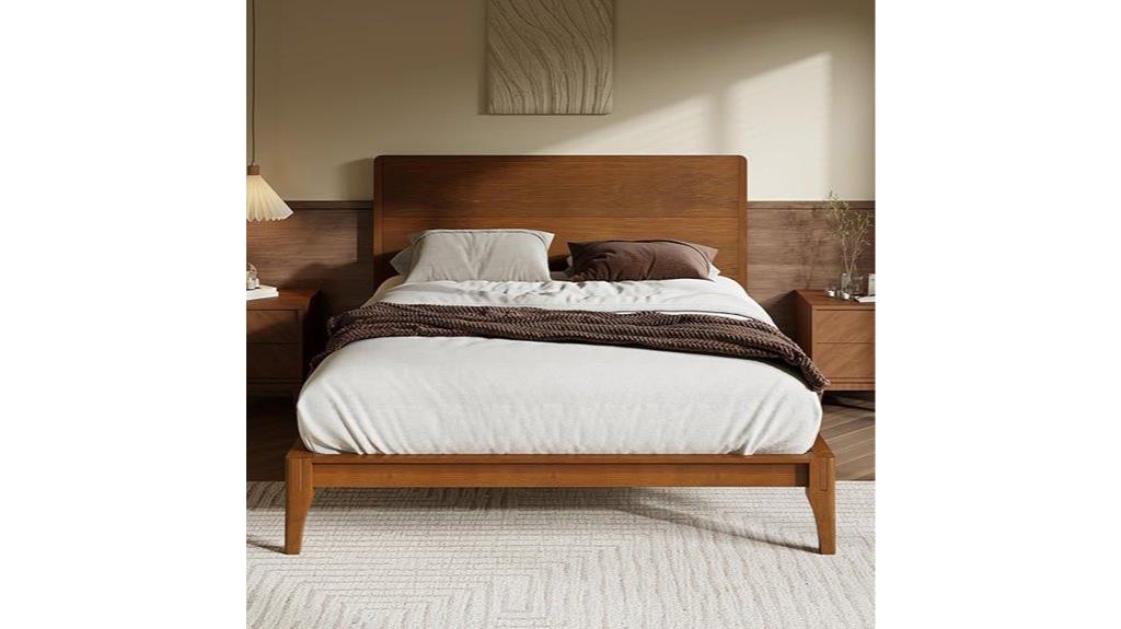 large bamboo platform bed