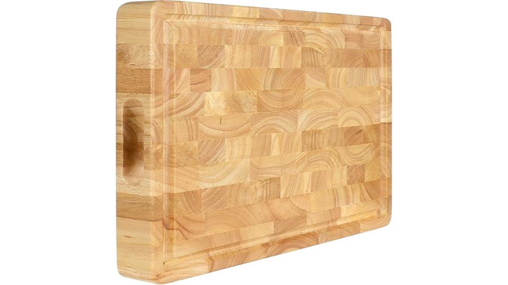 large end grain board