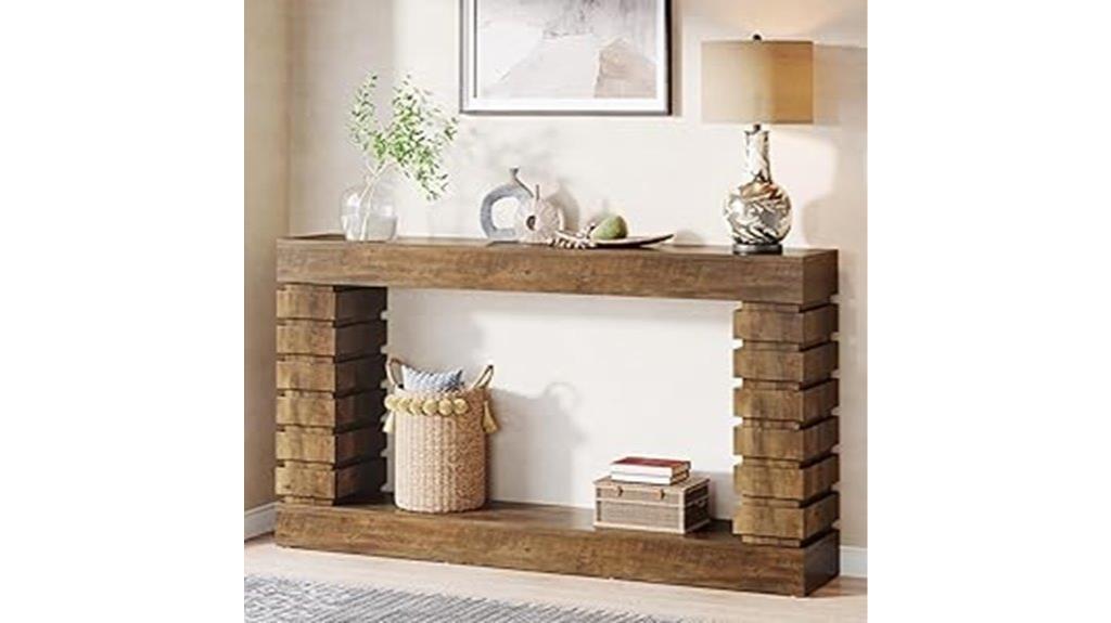 large storage console table