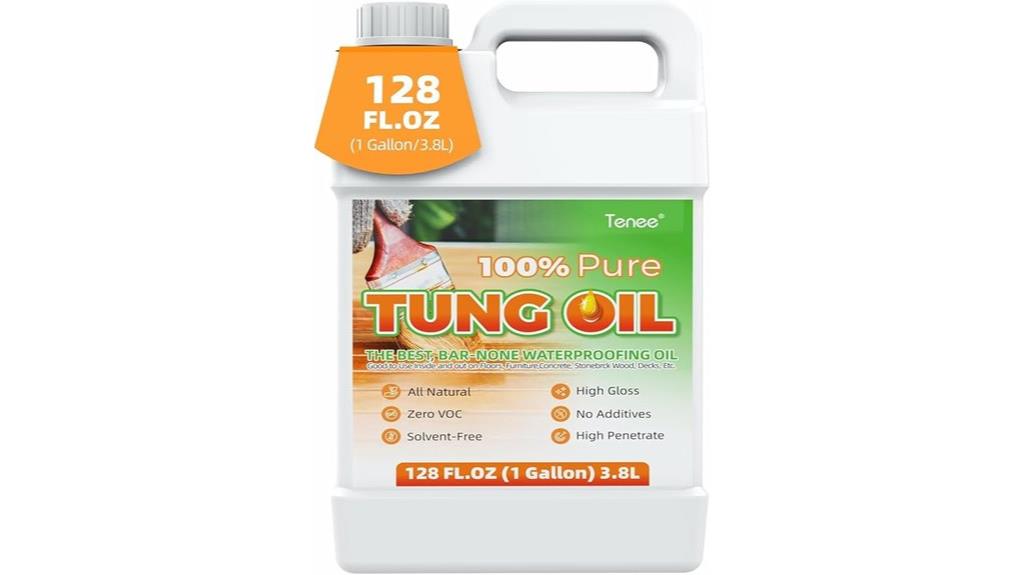 large tung oil container