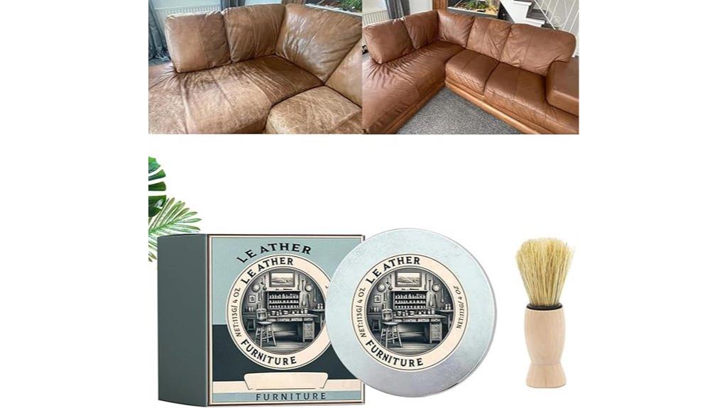 leather and wood cleaning set