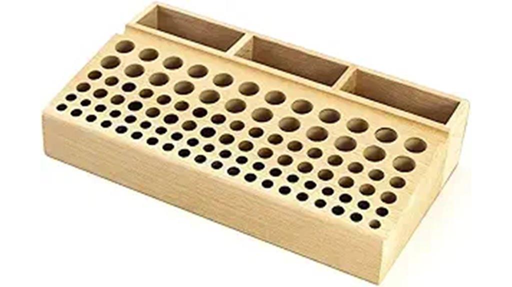 leather tool holder with holes