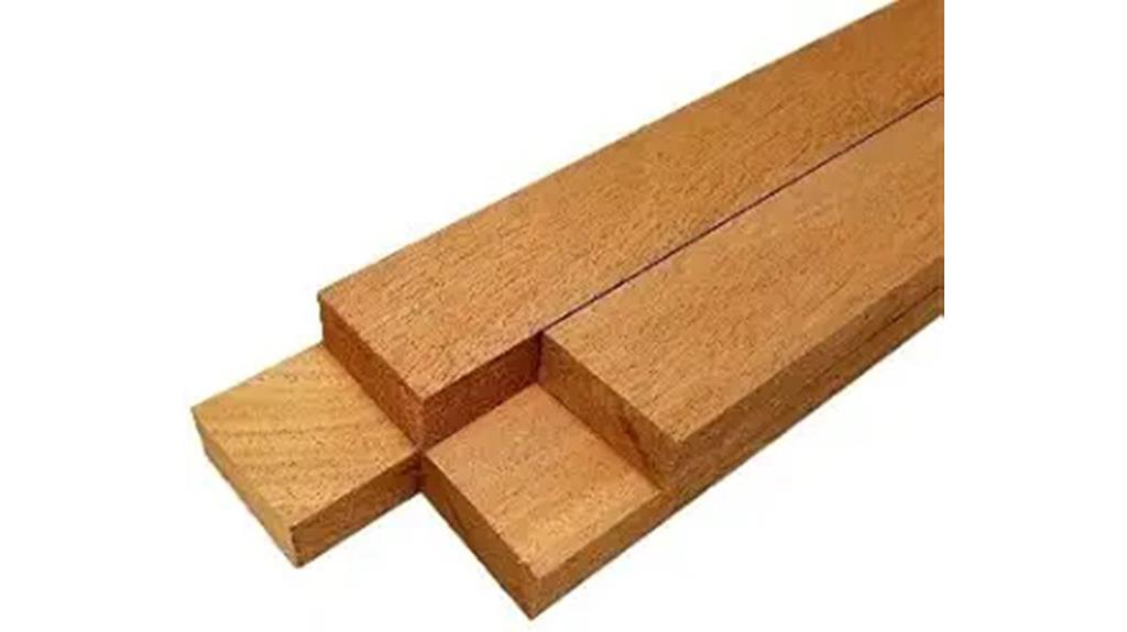 mahogany lumber 3 4x2
