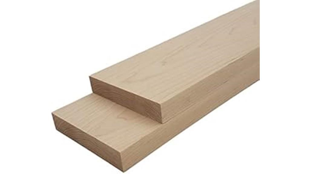 maple lumber boards pack