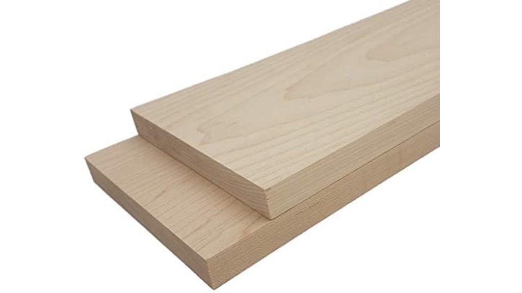 maple lumber boards pack