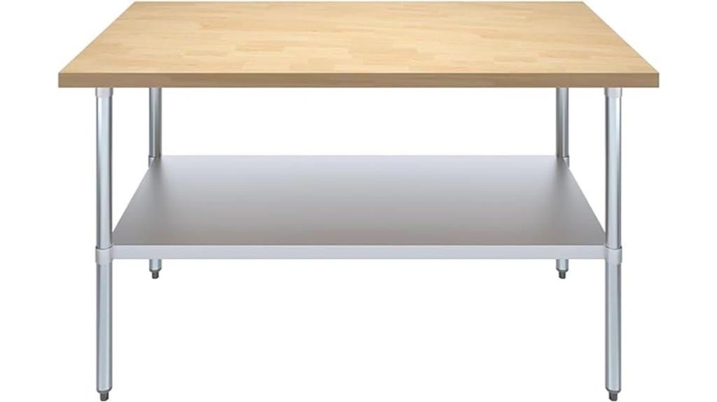 maple wood work table
