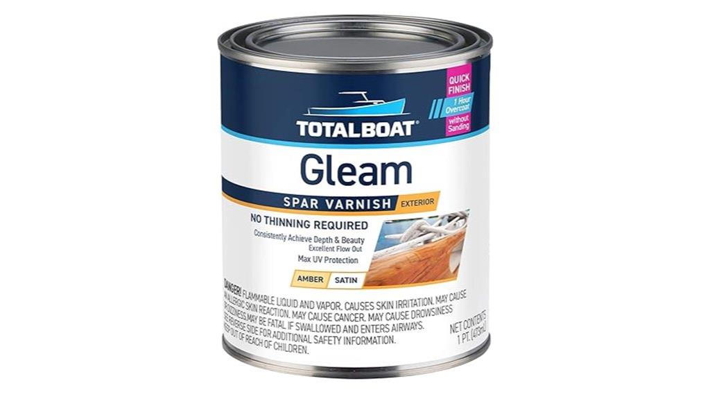 marine spar varnish finish
