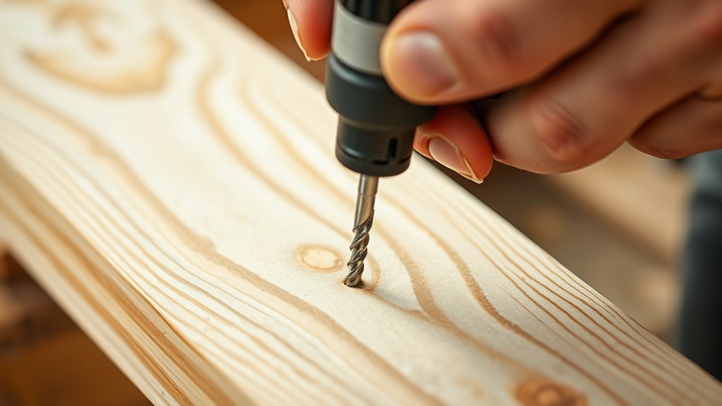 mark drill align withdraw