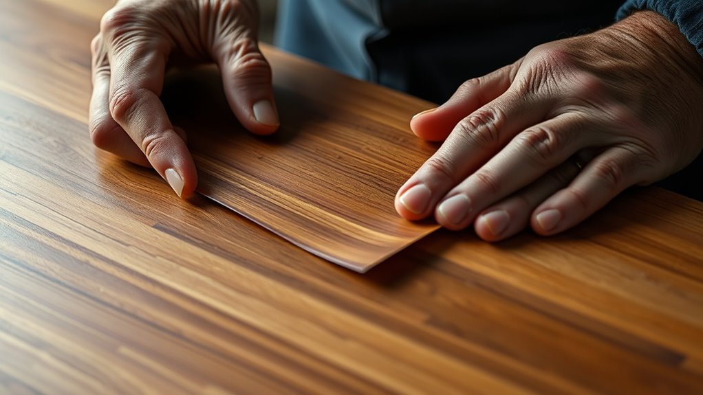 match substrate with adhesive