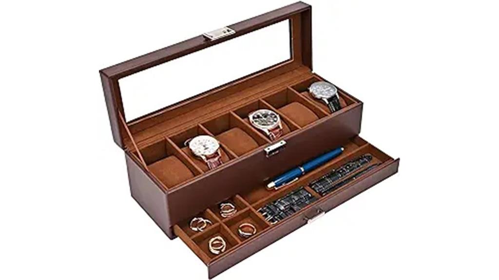 men s watch storage box