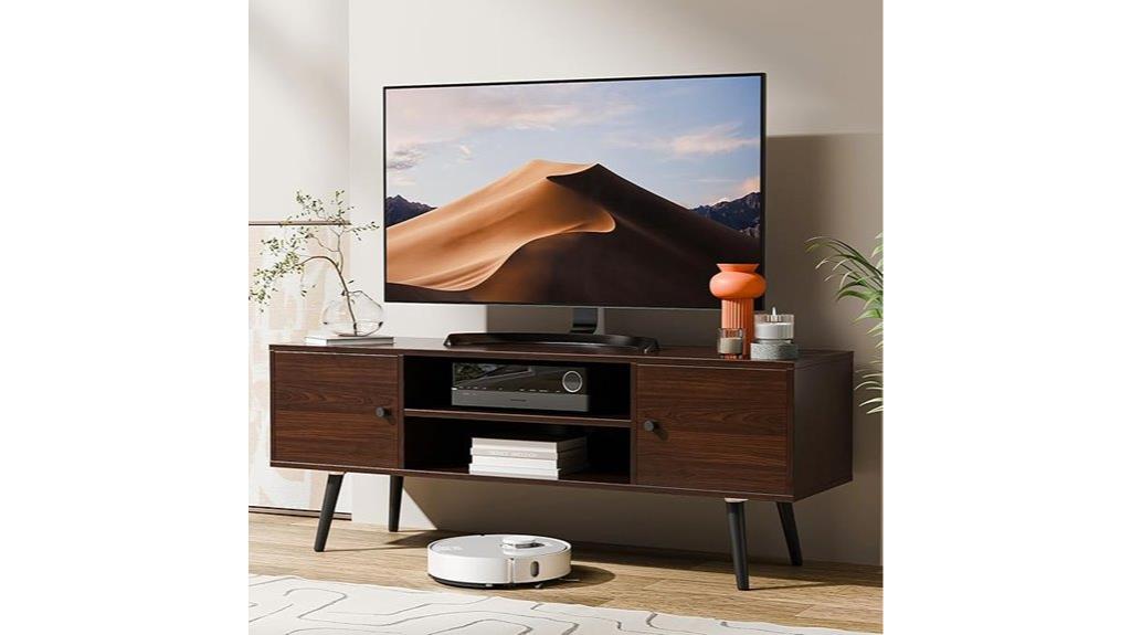 mid century modern tv stand