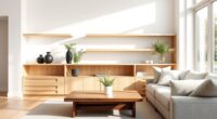 minimalist wooden home decor