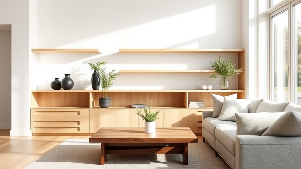 minimalist wooden home decor