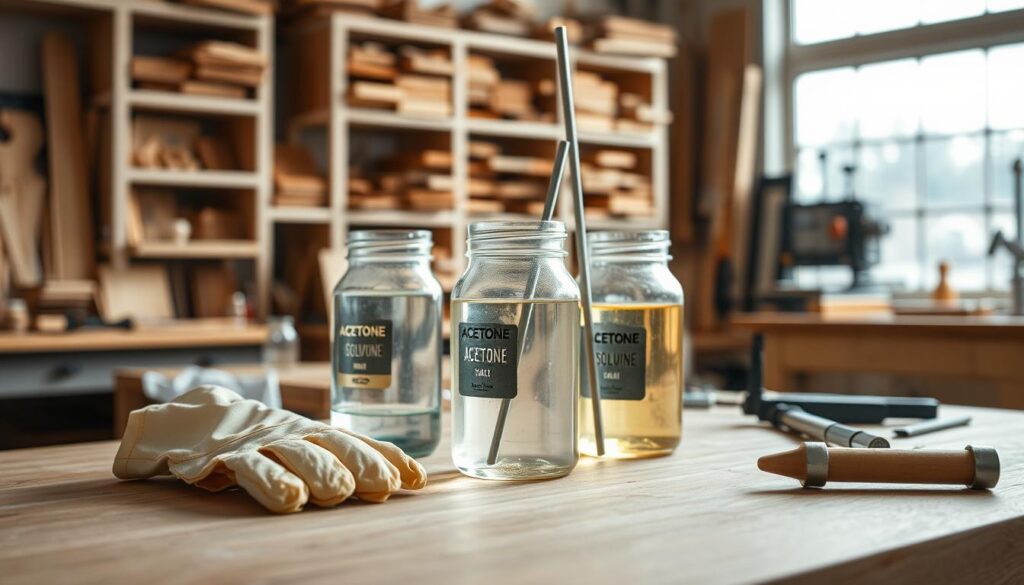 mixing solvents for woodworking projects