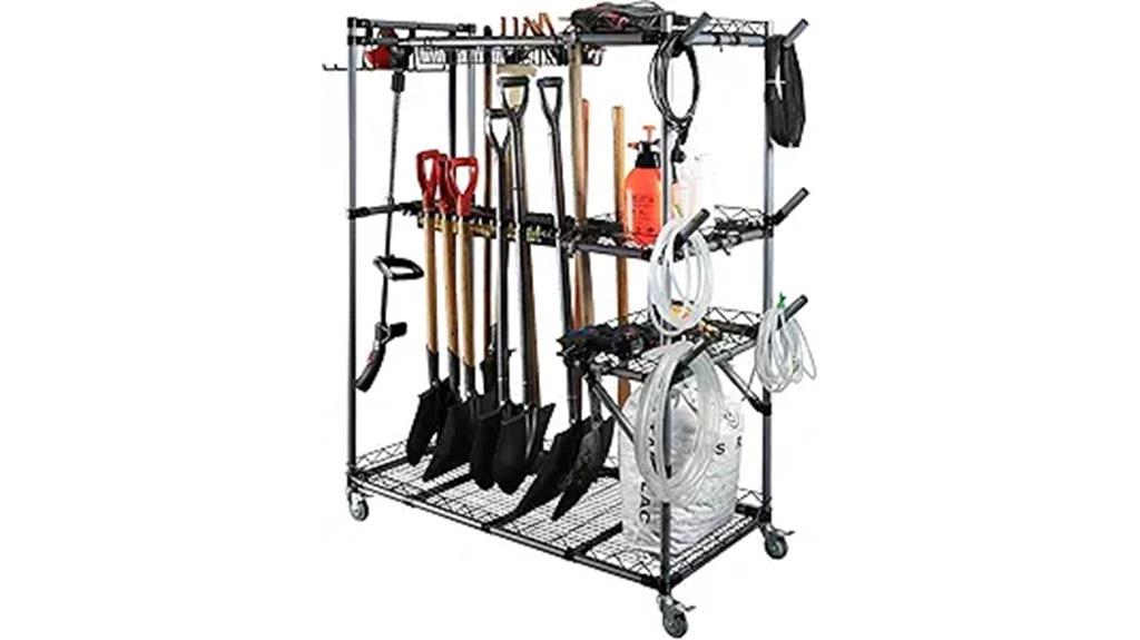 mobile garden tool storage