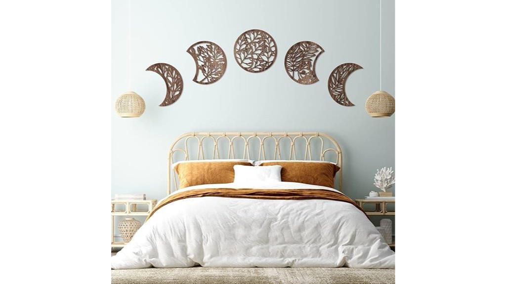 moon phase wall decor