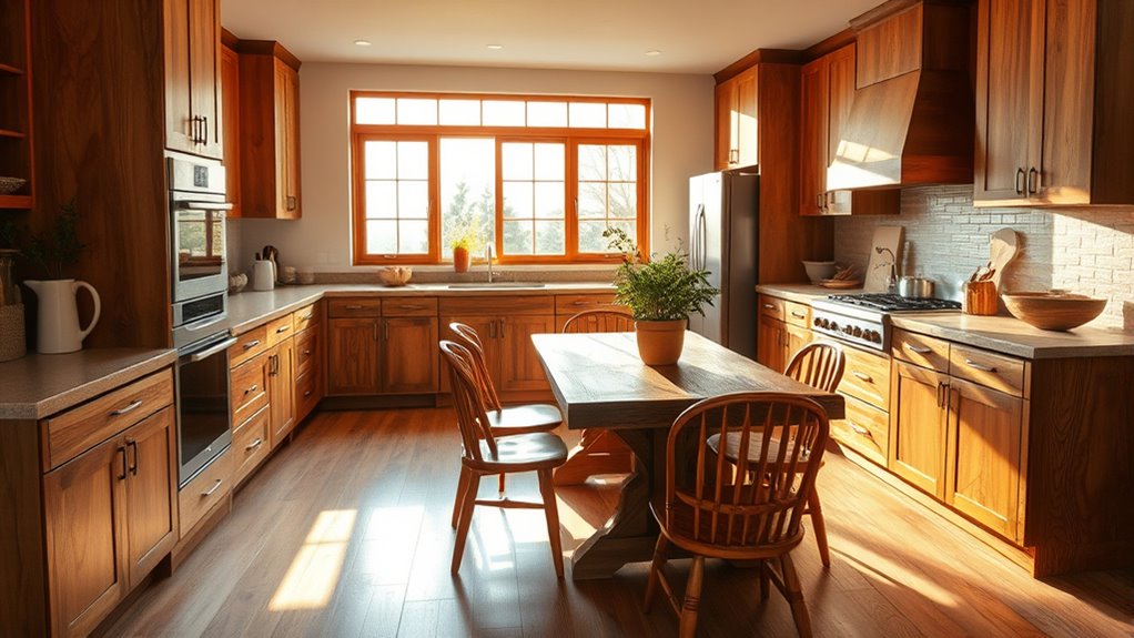 natural functional kitchen transformation