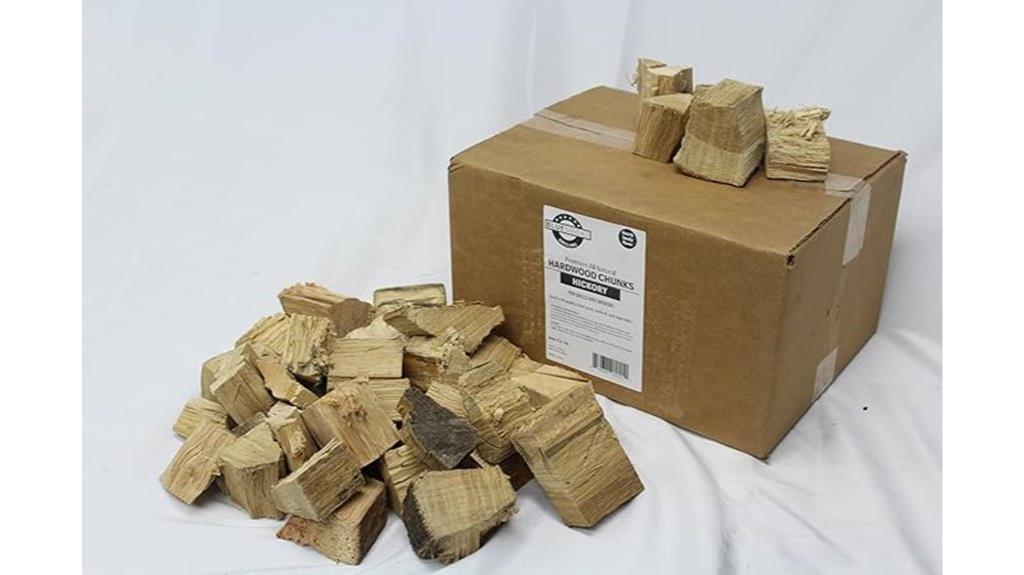natural hickory wood chunks