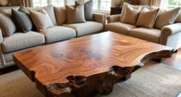 natural live edge coffee tables