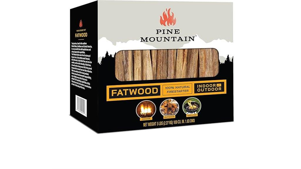 natural pine firestarter sticks
