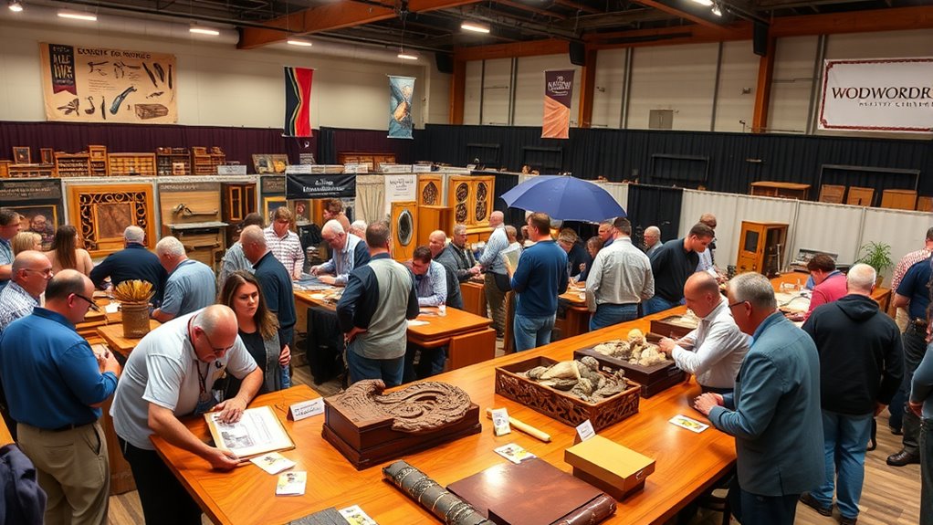 networking at woodworking events