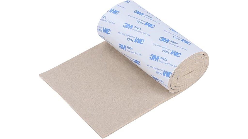 non slip adhesive felt tape